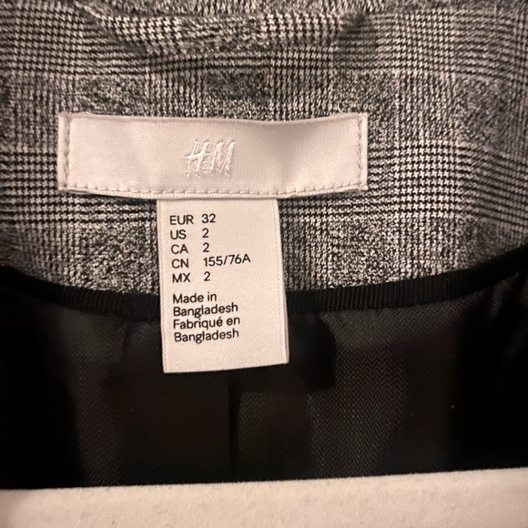 H&M plaid Blazer - Picture 3 of 3